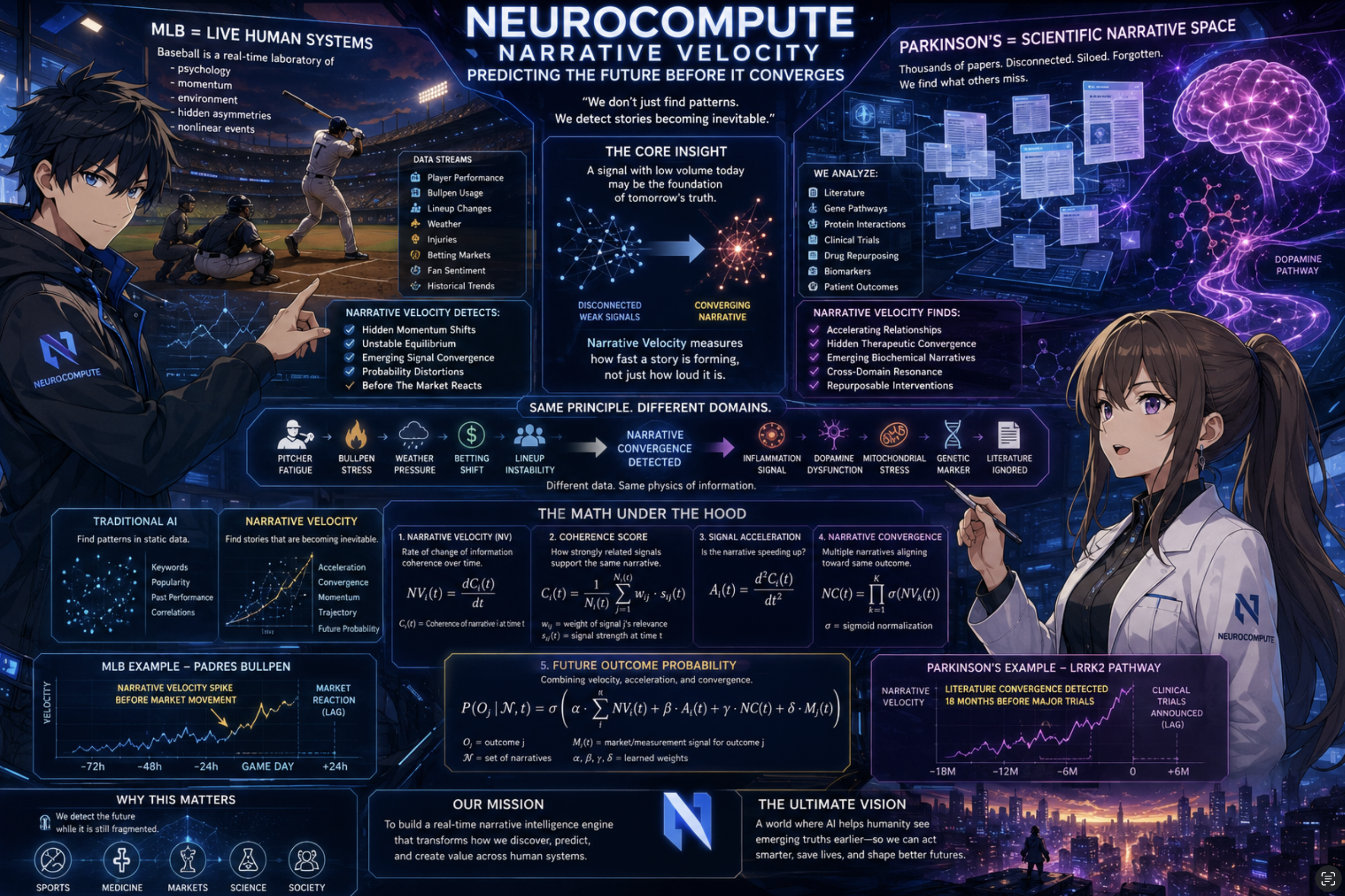 Neurocompute Narrative Velocity Map